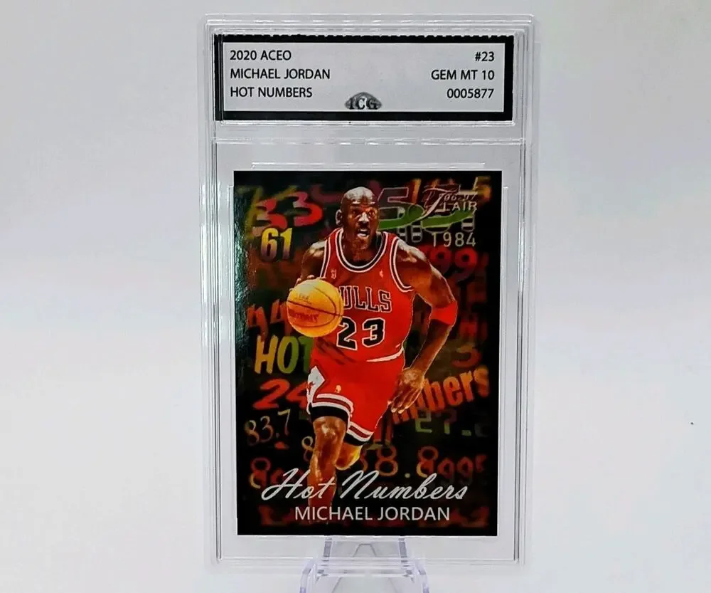 Michael Jordan #23 ACEO Hot Numbers GEM Mint 10 ICG 2020